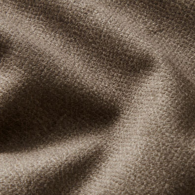 Bekledingsstof Fluweellook – donkertaupe,  image number 2