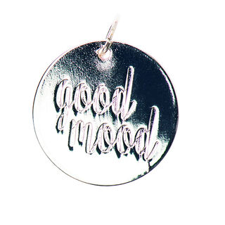Hanger Good Mood [Ø17 mm] | Rico Design – zilver, 