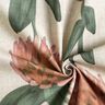 Decostof Half panama bloeiende klaver – rood/licht taupe,  thumbnail number 3
