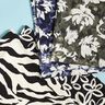 Viscose crêpe zebrapatroon – zwart/ivoor,  thumbnail number 5