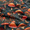 French Terry sommersweat magisch paddenstoelenbos Digitaal printen – donkergroen,  thumbnail number 2