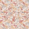 Katoenpopeline fijne herfsttakken | Katia Fabrics – natuur/karmijnrood,  thumbnail number 1