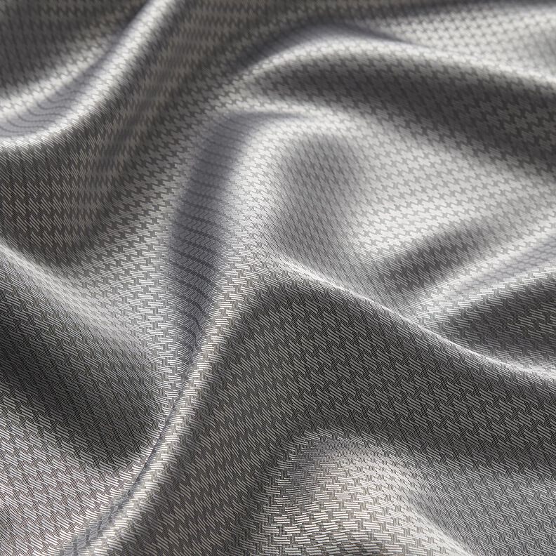 Voeringstof Jacquard Zigzagstrepen – lichtgrijs,  image number 2