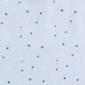 Katoenen stof cretonne Sterren – blauw, 