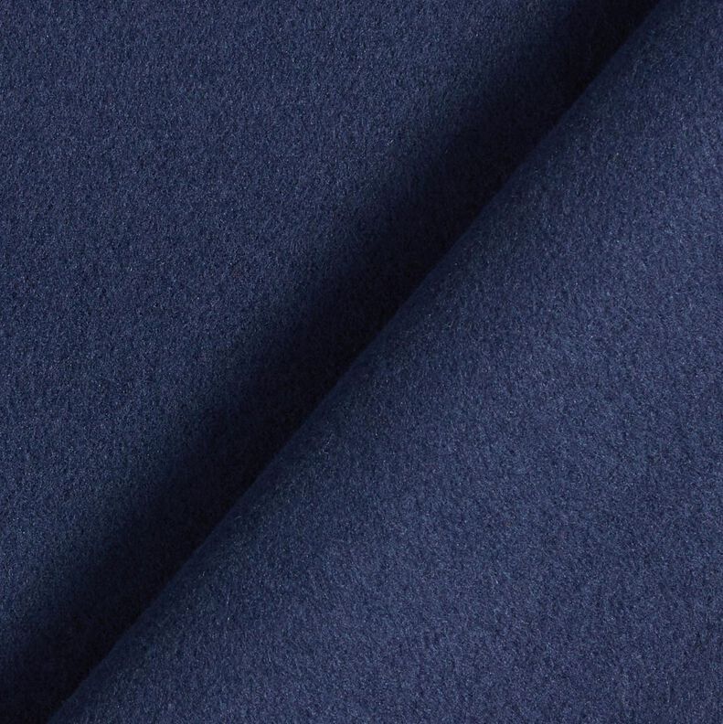 Mantelstof gerecycled polyester – marineblauw,  image number 3