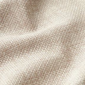 Bekledingsstof Honingraatstructuur – lichtbeige, 