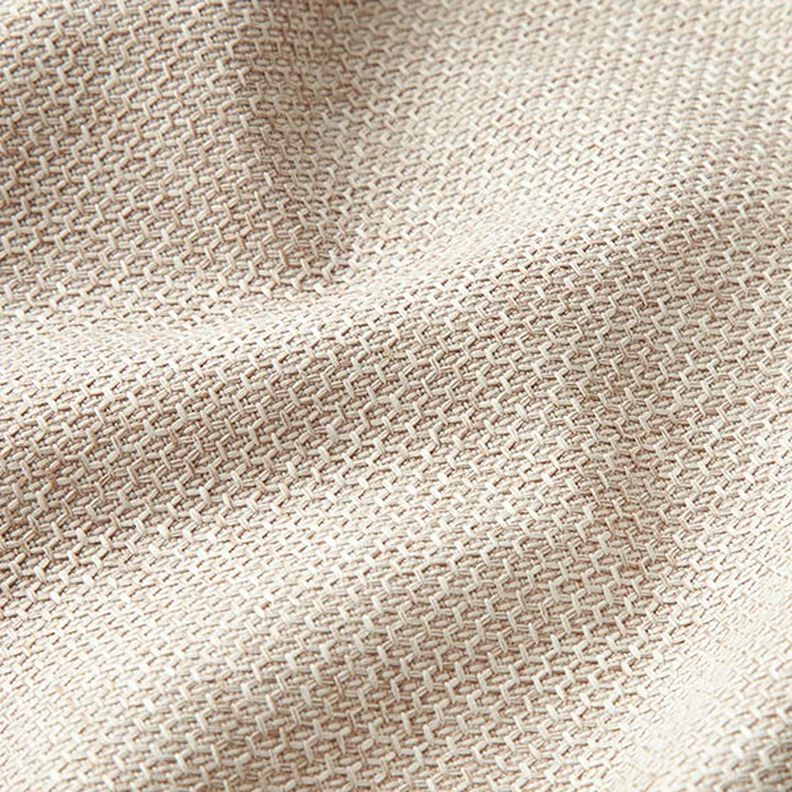 Bekledingsstof Honingraatstructuur – lichtbeige,  image number 2