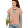 FRAU ULLI - korte slip-over met V-hals, Studio Schnittreif | XS - XXL,  thumbnail number 7