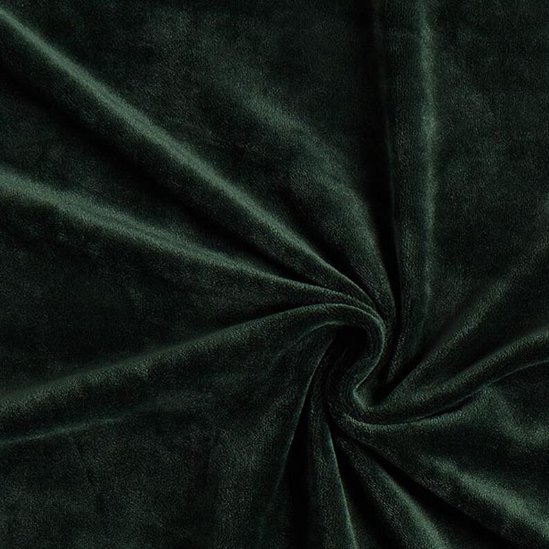 Stretchfluweel – donkergroen,  image number 1