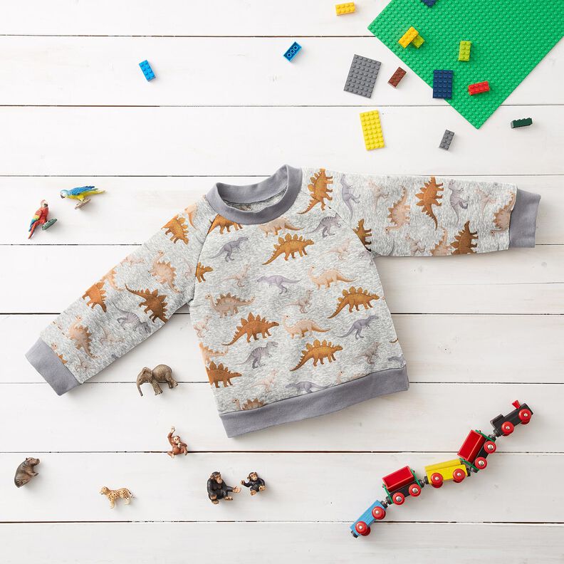 Alpenfleece Dino's – natuur/karamel,  image number 5