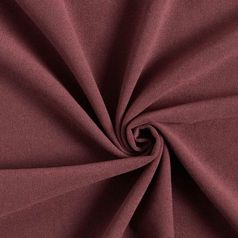 Mantelstof velours effen – merlot, image number 1