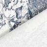 Decostof half panama Toile de Jour – marineblauw/ecru,  thumbnail number 5