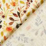 Viscose-linnen-mix Herfstbladeren – lichtbeige/oranje,  thumbnail number 4