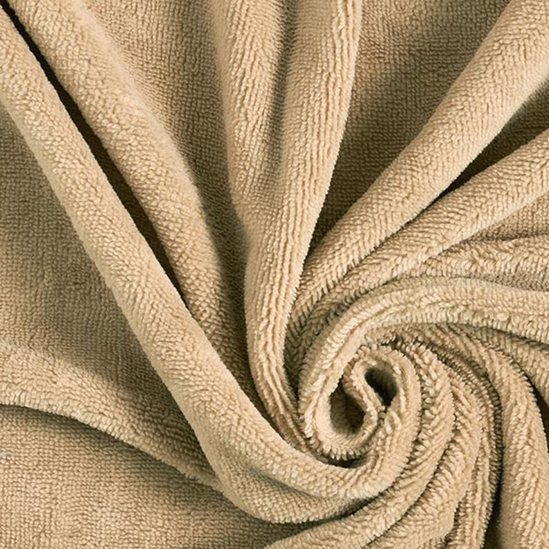 Knuffelzachte badstof Bamboe Effen – beige,  image number 1