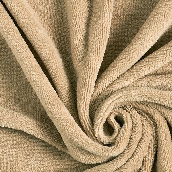 Knuffelzachte badstof Bamboe Effen – beige,  image number 1
