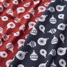 Katoenjersey kerstballen – karmijnrood,  thumbnail number 5