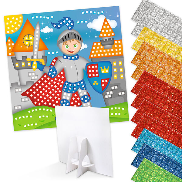 Schuimrubber mozaïek puzzel Ridder, image number 3