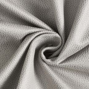 Bekledingsstof Imitatieleer Structuur – zilvergrijs, 