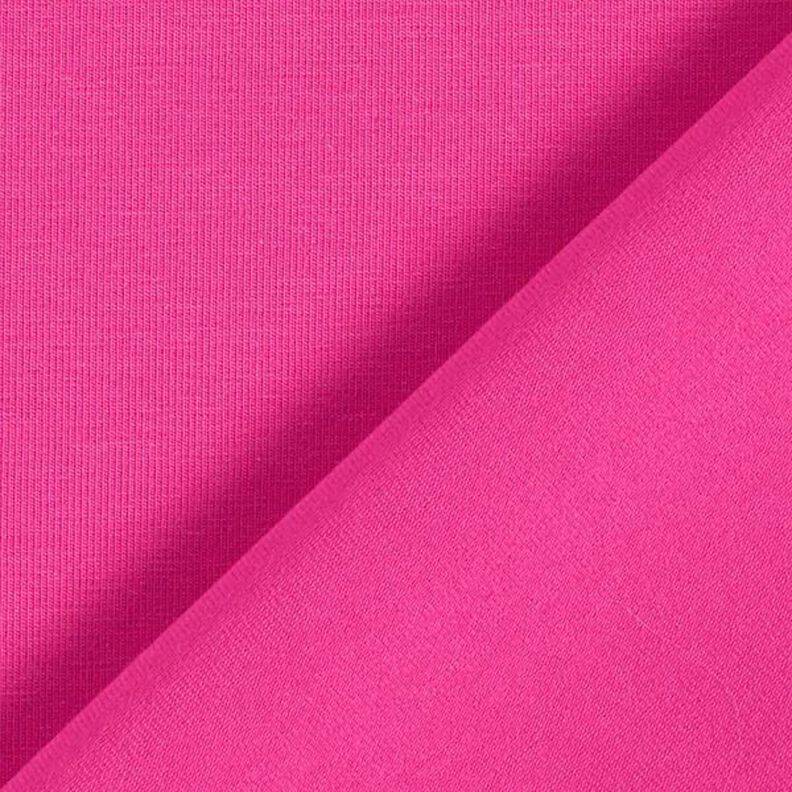 Katoenjersey medium effen – intens roze,  image number 5
