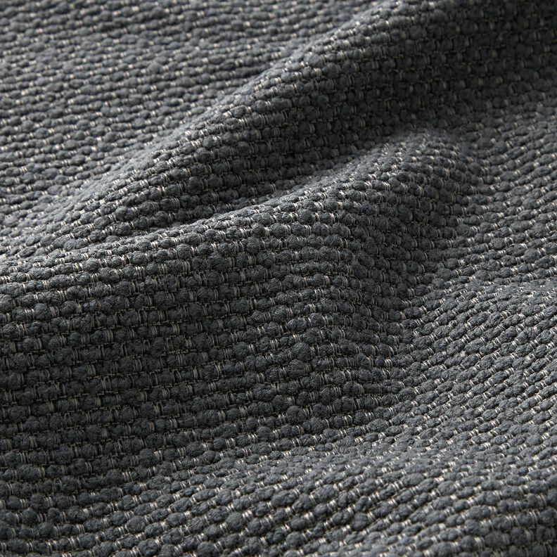 Outdoorstof Bouclé-look – zwart blauw,  image number 3
