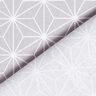 Katoenen stof Cretonne Japanse sterren Asanoha – grijs,  thumbnail number 5