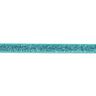 Fluweelband Effen Metallic [10 mm] – aquablauw,  thumbnail number 2