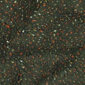 Teddy pluche Tweed Mix | Poppy Fabrics – donkergroen, 