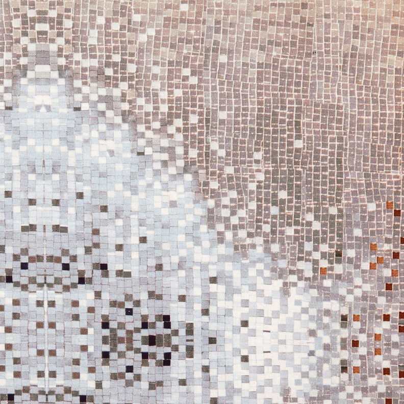 GOTS Katoenjersey Mozaïek | TCC x LOOKS by Wolfgang Joop – karamel/donkertaupe,  image number 8
