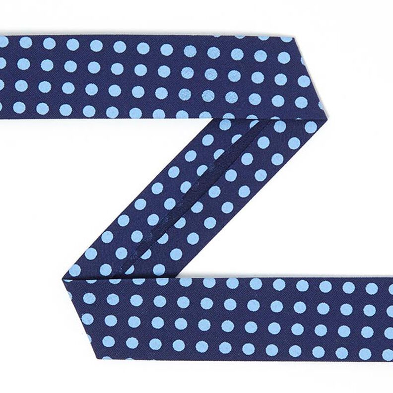 Biasband stipjes (20 mm) 3 – navy,  image number 1