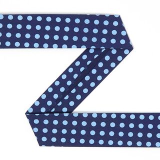 Biasband stipjes (20 mm) 3 – navy, 