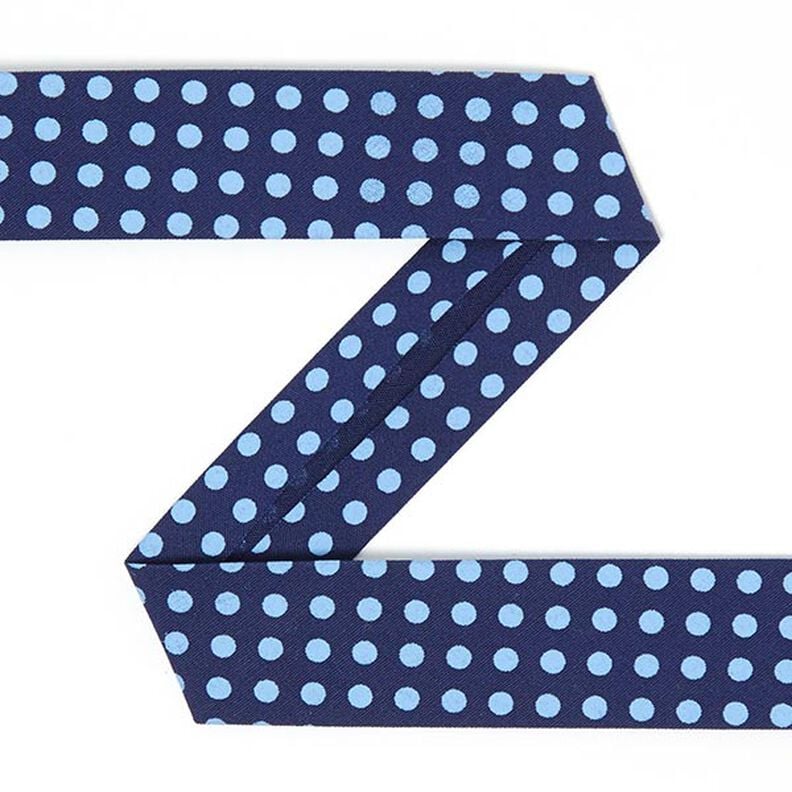 Biasband stipjes (20 mm) 3 – navy, image number 1