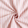 Mousseline/dubbel gehaakte stoffen Doubleface Strepen – oudroze/wit,  thumbnail number 4