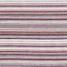 Grove linnen stof kleurrijke strepen – wit/marineblauw,  thumbnail number 1