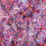 Doorgestikte stof Doubleface Ruiten | Poppy Fabrics – blauwlila/kastanjebruin,  thumbnail number 2