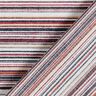 Grove linnen stof kleurrijke strepen – wit/marineblauw,  thumbnail number 4