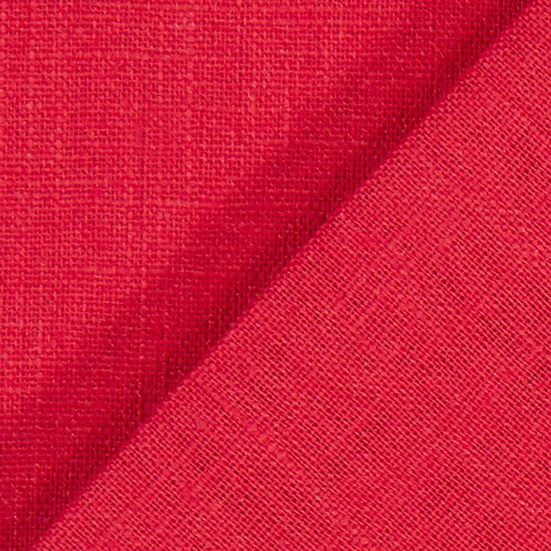 Linnen stof Ramee mix medium – rood, image number 2