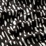 Viscose jersey druppels – zwart/wit,  thumbnail number 2