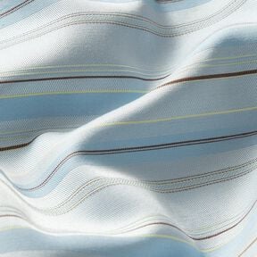 Katoen-viscosemix strepen – zilverblauw, 