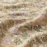 GOTS Mousseline/dubbel gehaakte stoffen Lente bloemenweide | Poppy Fabrics – donkerbeige,  thumbnail number 2