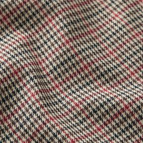 Viscosemix geruit – taupe, 