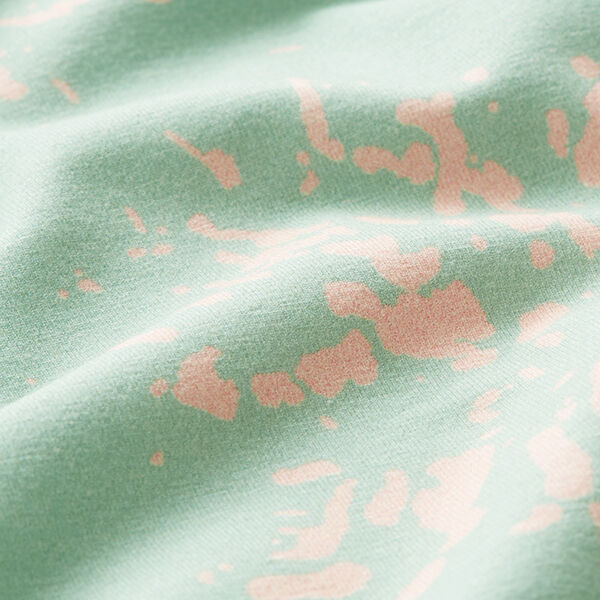 GOTS Katoenjersey Vlierbloesem | Tula – pastelgroen/roze, image number 2