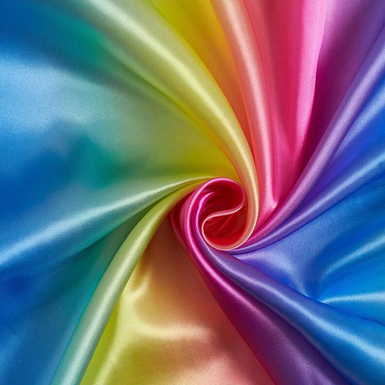 Polyestersatijn regenbogen kleurverloop,  image number 4
