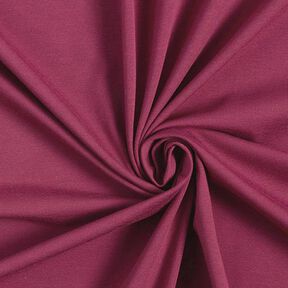 Katoenjersey medium effen – bordeauxrood, 