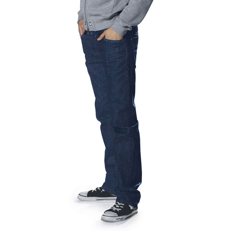 Katoen-denim zwaar – marineblauw,  image number 7