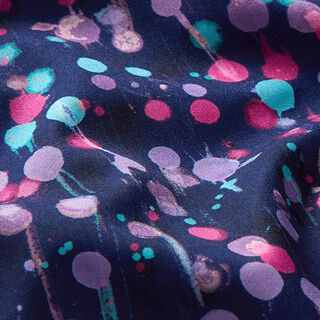 Softshell lopende spetters Digitaal printen – marineblauw/intens roze, 