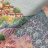 Decopaneel Gobelin bloeiend landschap – karmijnrood/lichtbeige,  thumbnail number 4