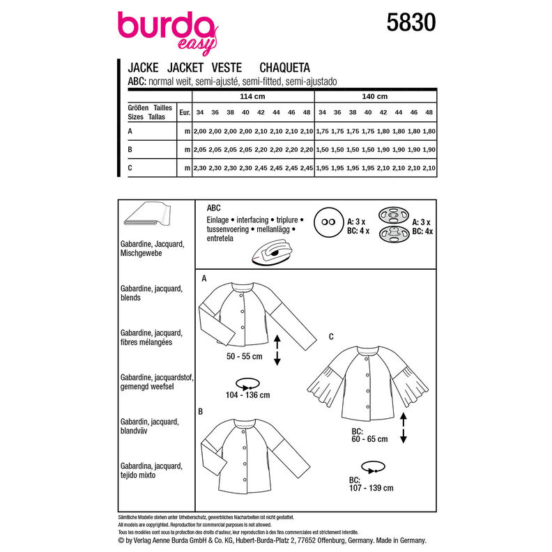 Jasje | Burda 5830 | 34-48,  image number 12