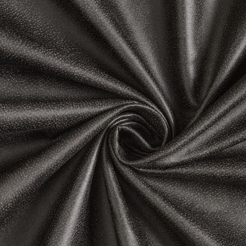 Bekledingsstof Bedrukt lederlook – zwart,  image number 1
