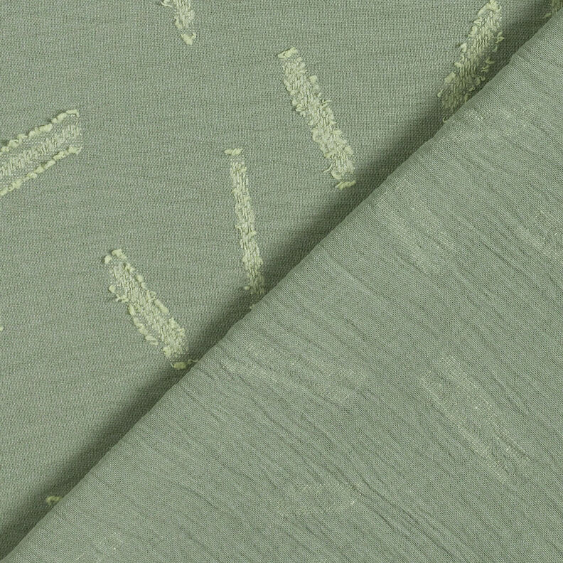 Jacquard Dobby strepen – kaki,  image number 5