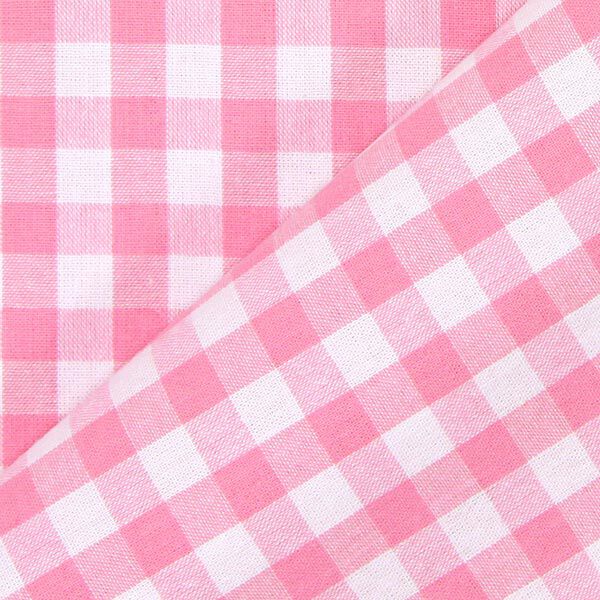 Katoenen stof Vichy - 1 cm – roze,  image number 3